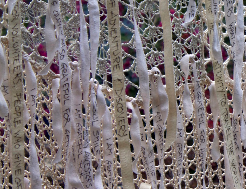 detail, cloak of gratitud